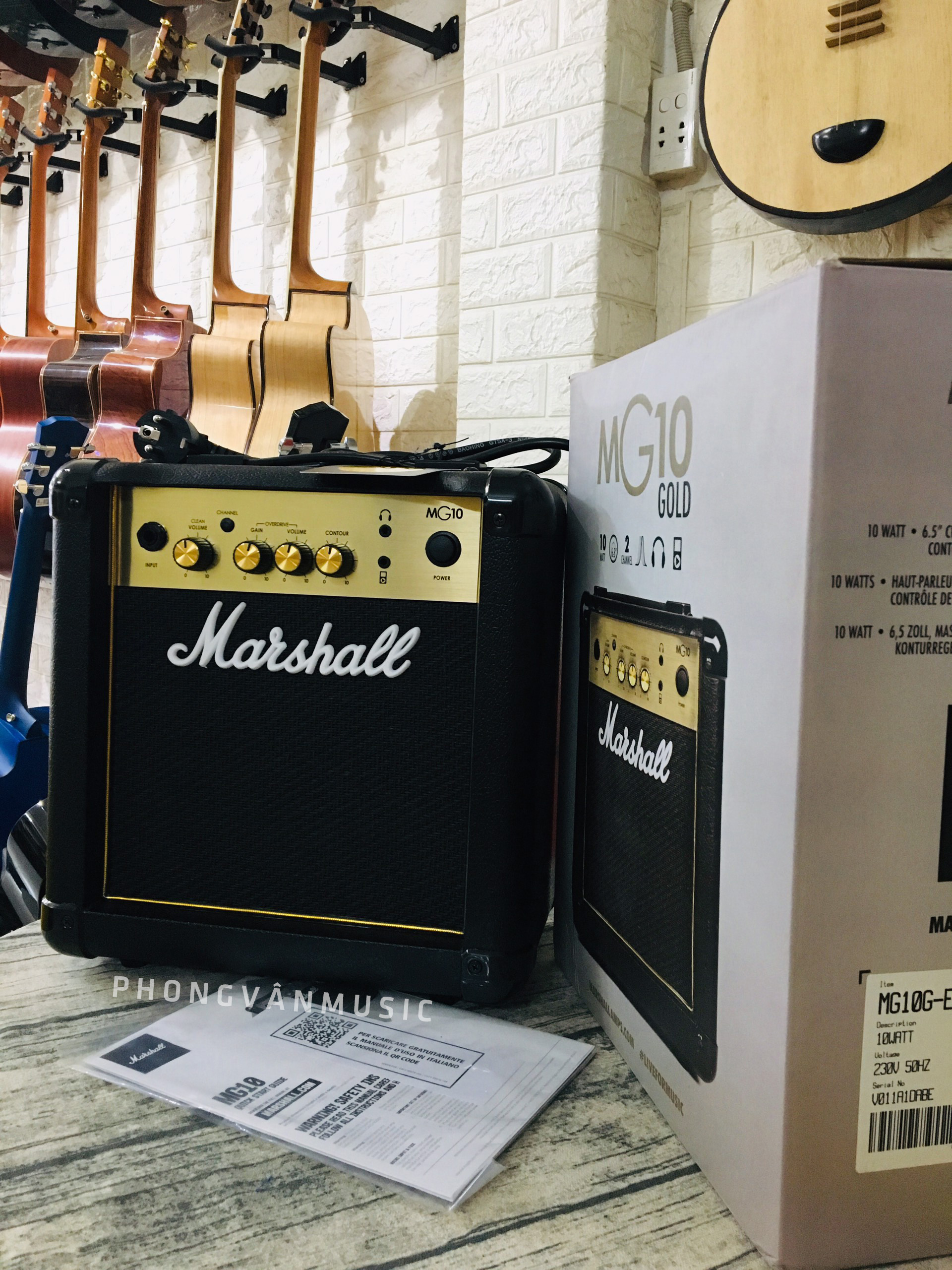 Amplificatore Marshall MG10G Combo 10w gold