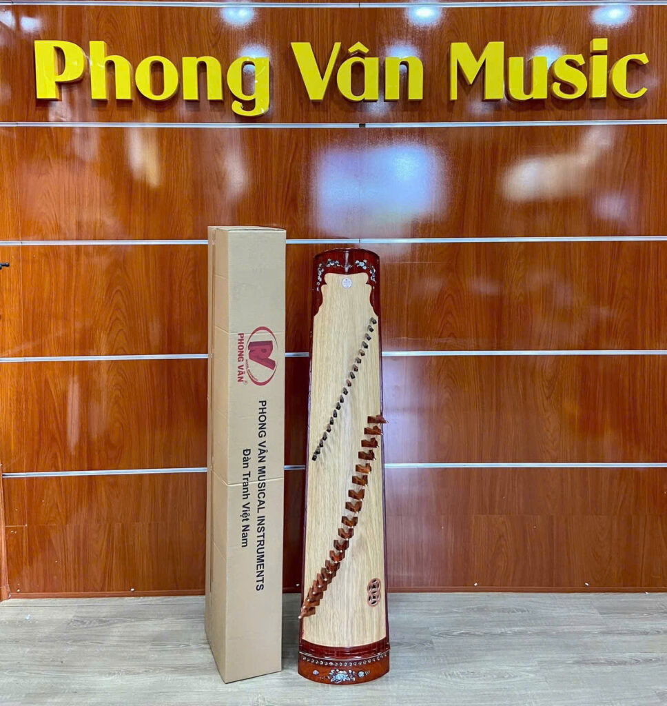 Đàn Tranh 19 dây Gỗ Hương Khảm Trai