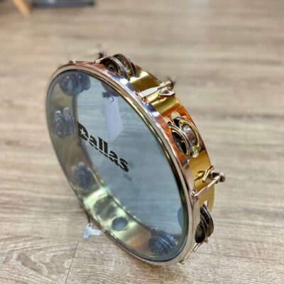Nhạc cụ lắc tay tambourine inox
