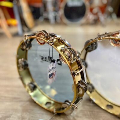 Nhạc cụ lắc tay tambourine inox