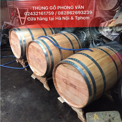 Thùng gỗ sồi đựng rượu 150 lít