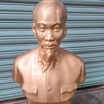 Tượng Bác Hồ thạch cao 70 cm màu đồng
