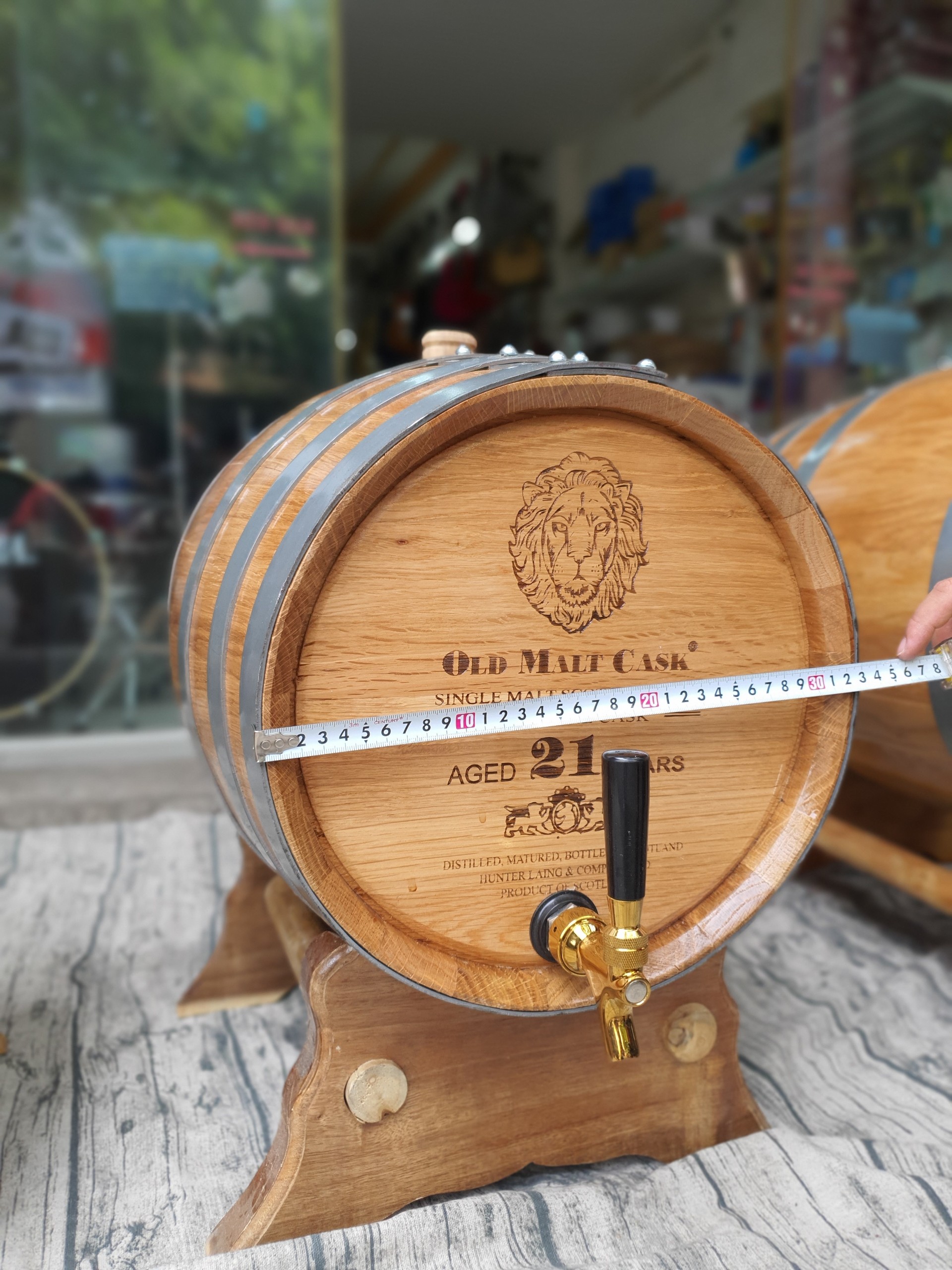 Giá thùng gỗ sồi ngâm rượu 30 lít