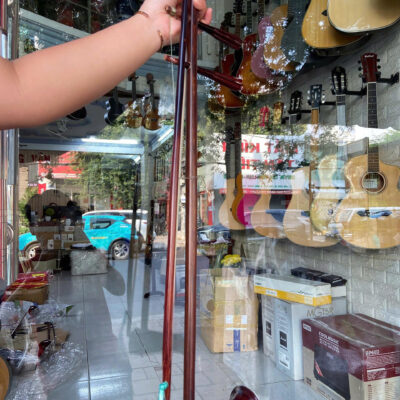 Đàn nhị cò gỗ cẩm lai