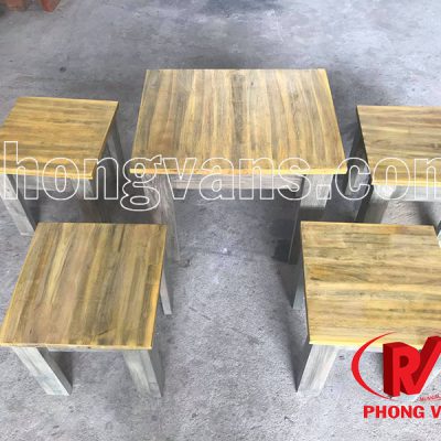 Bàn ghế gỗ thông pallet hà nội tphcm giá rẻ