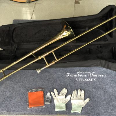 Kèn trombone vàng Victoria VTB-568EX
