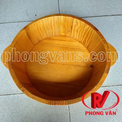 Bồn rửa mặt bằng gỗ thông