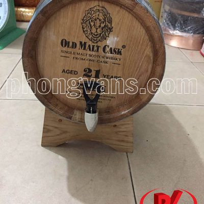 Thùng gỗ sồi đựng rượu 10 lít