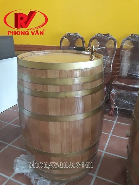 Bình ngâm rượu gỗ sồi nga 200 lít