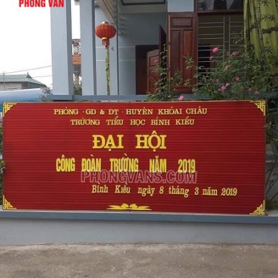 bộ chữ trang trí hội trường