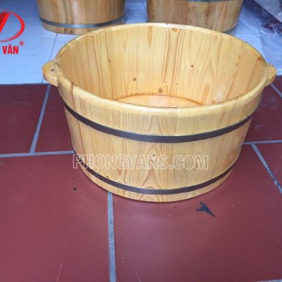 Chậu ngâm vùng kín hậu mông gỗ thông