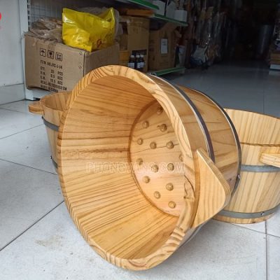 Bồn ngâm chân gỗ