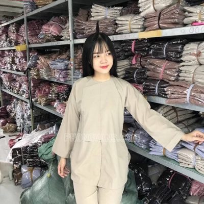 Đồ lam đi chùa vạt hò màu đất