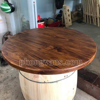 Mặt bàn gỗ thông rộng 1 mét