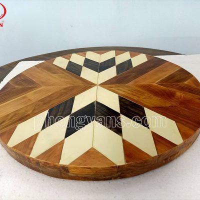 Mặt bàn gỗ thông rộng 50cm 3D