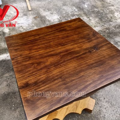 Mặt bàn gỗ thông vuông 60cm màu giả cổdata-cloudzoom = 