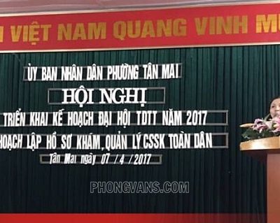 Bộ chữ xốp hội nghị màu trắng
