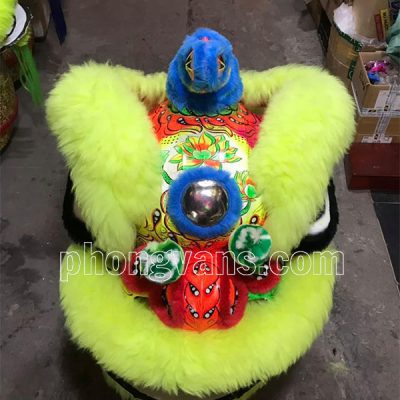 Đầu múa lân lông cừu cao cấp