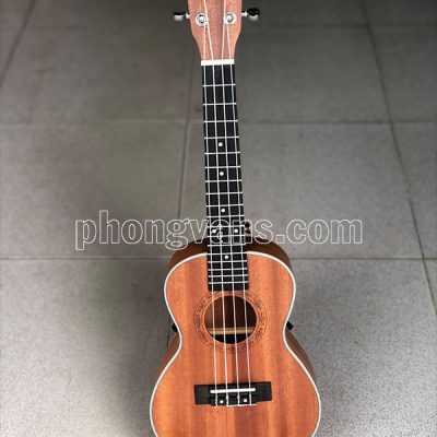Đàn ukulele gỗ tự nhiên màu nâu