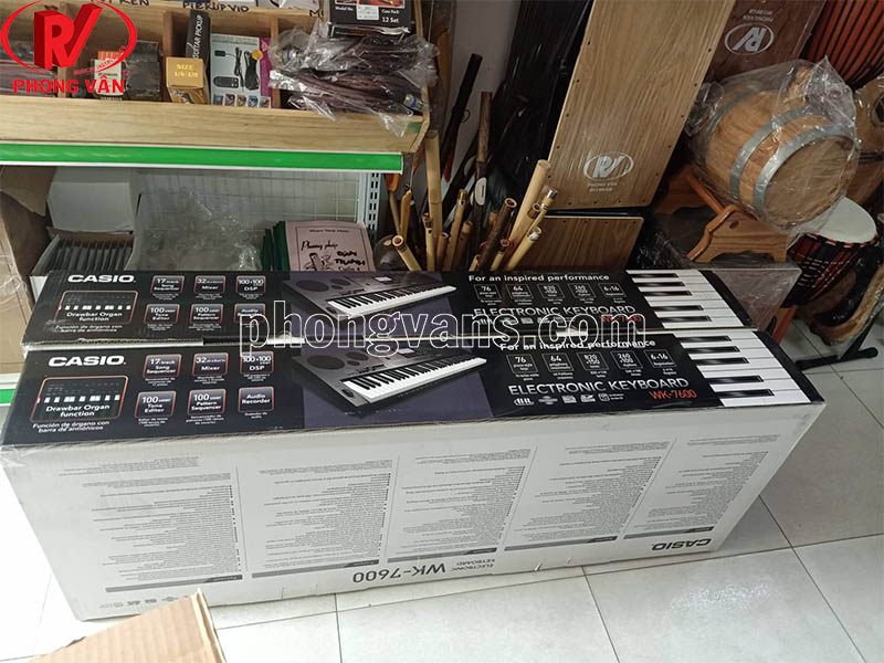 Bán sỉ đàn organ Casio WK-7600 giá rẻ
