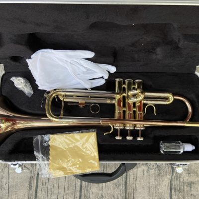 Kèn trumpet 3 màu loa đỏ hãng Jupiter JTR500