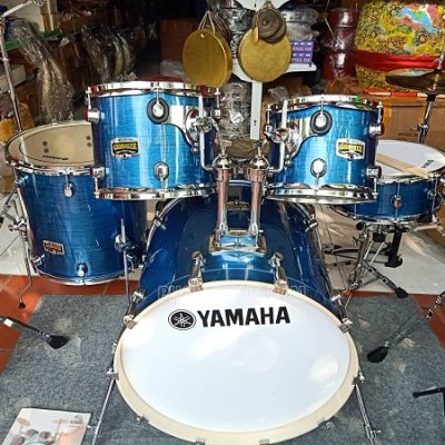 Bộ trống jazz Yamaha màu xanh cao cấp