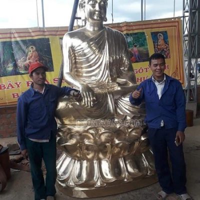 Nhận đúc tượng Phật Bổn Sư thích cao bằng đồng Huế cao 3 mét