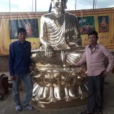 Nhận đúc tượng Phật Bổn Sư thích cao bằng đồng Huế cao 3 mét