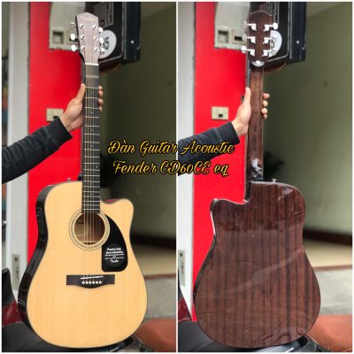 Đàn guitar acoustic Fender CD60CE Eq Fishman