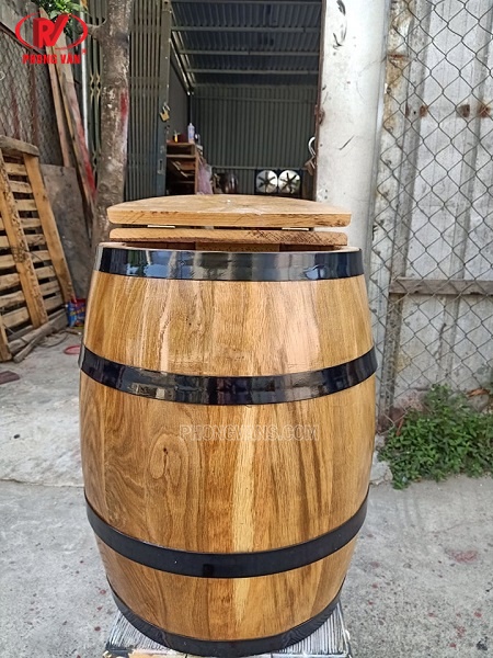 Bán thùng gạo 30 kg gỗ sồi