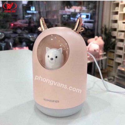Máy tạo ẩm phun sương tinh dầu con gấu