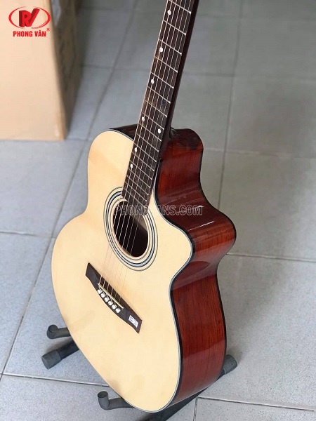 Đàn guitar gỗ hồng đào có ty chỉnh cần HDJ100