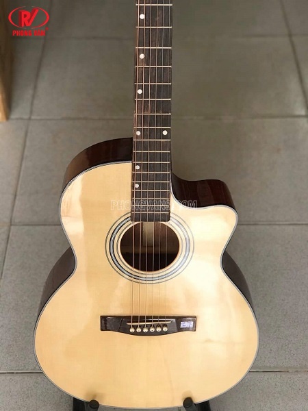 Đàn guitar gỗ hồng đào có ty chỉnh cần HDJ100