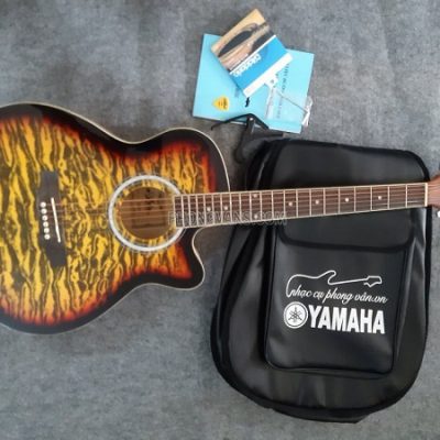 Đàn guitar acoustic Aria màu vàng