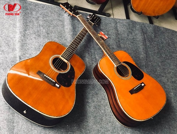 Đàn guitar gỗ cẩm Ấn Morris W50 solid