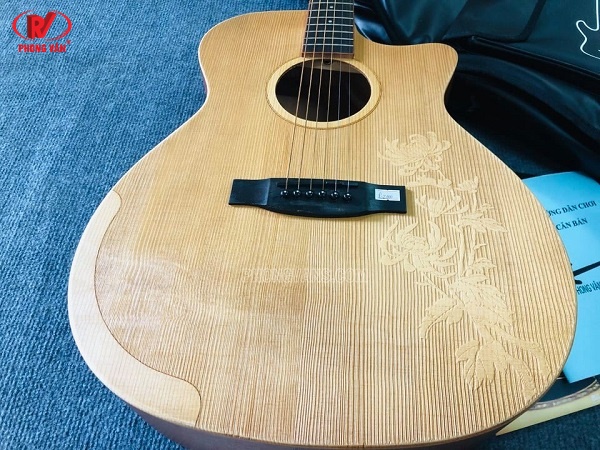 Đàn guitar gỗ Handmade mặt top solid