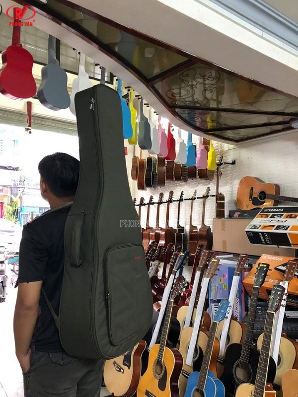 Túi đựng đàn guitar 41inch cứng vải cotton