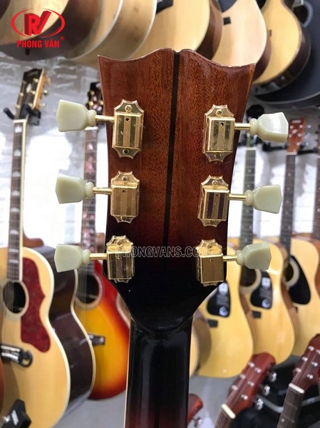 Đàn guitar acoustic hãng Gibson Usa gỗ mahogany cẩm ấn