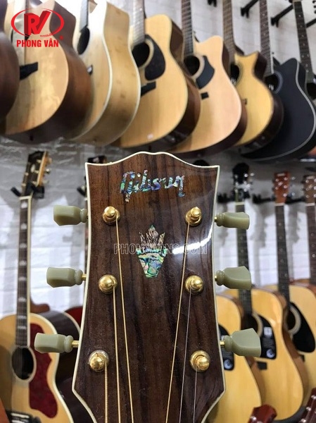 Đàn guitar acoustic hãng Gibson Usa gỗ mahogany cẩm ấn