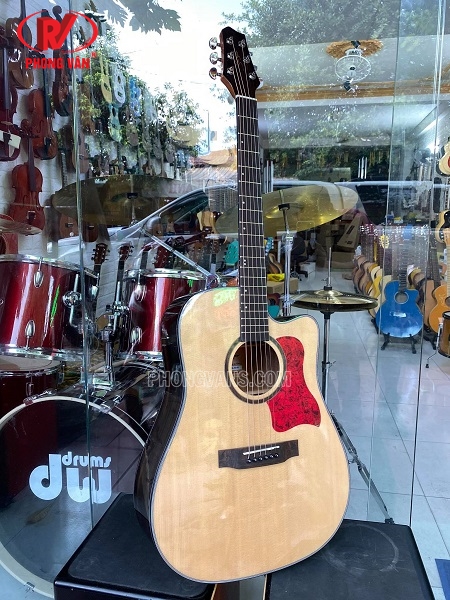 Đàn guitar acoustic gỗ cẩm ấn hãng Saiger