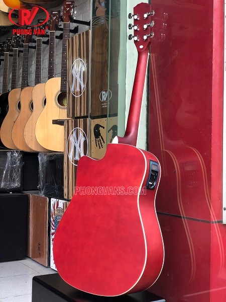 Đàn guitar thùng hãng Fender CD60C có EQ LC5 micro