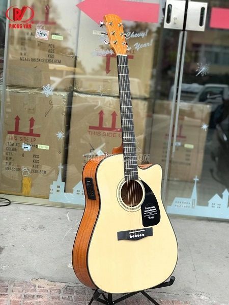 Bán sỉ lẻ đàn guitar acoustic Fender CD-60CE gỗ mahogany