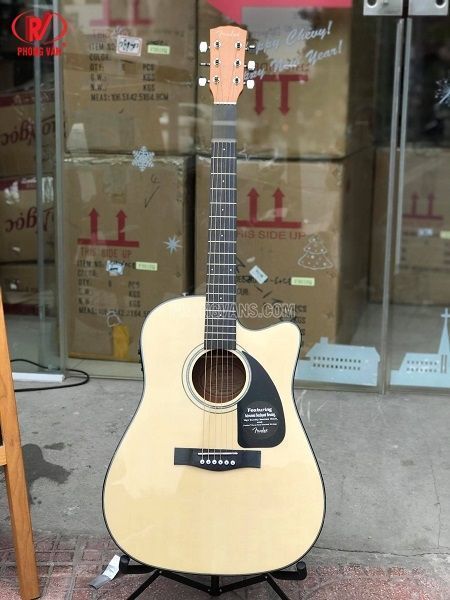 Bán sỉ lẻ đàn guitar acoustic Fender CD-60CE gỗ mahogany