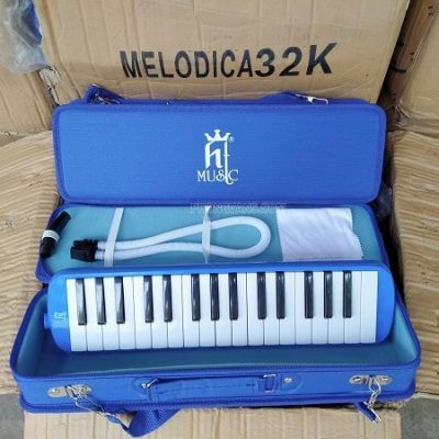 Bán sỉ Kèn Melodica HT MUSIC 32 phím màu xanh
