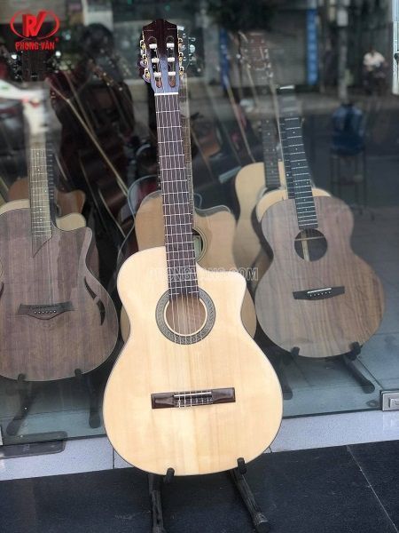 Đàn guitar acoustic gỗ còng cườm cao cấp