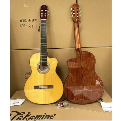 Guitar classic Takamine GC1CE dáng khuyết EQ Fishman