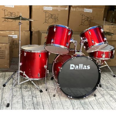 Bộ trống jazz Dallas model DL221 màu đỏ tươi