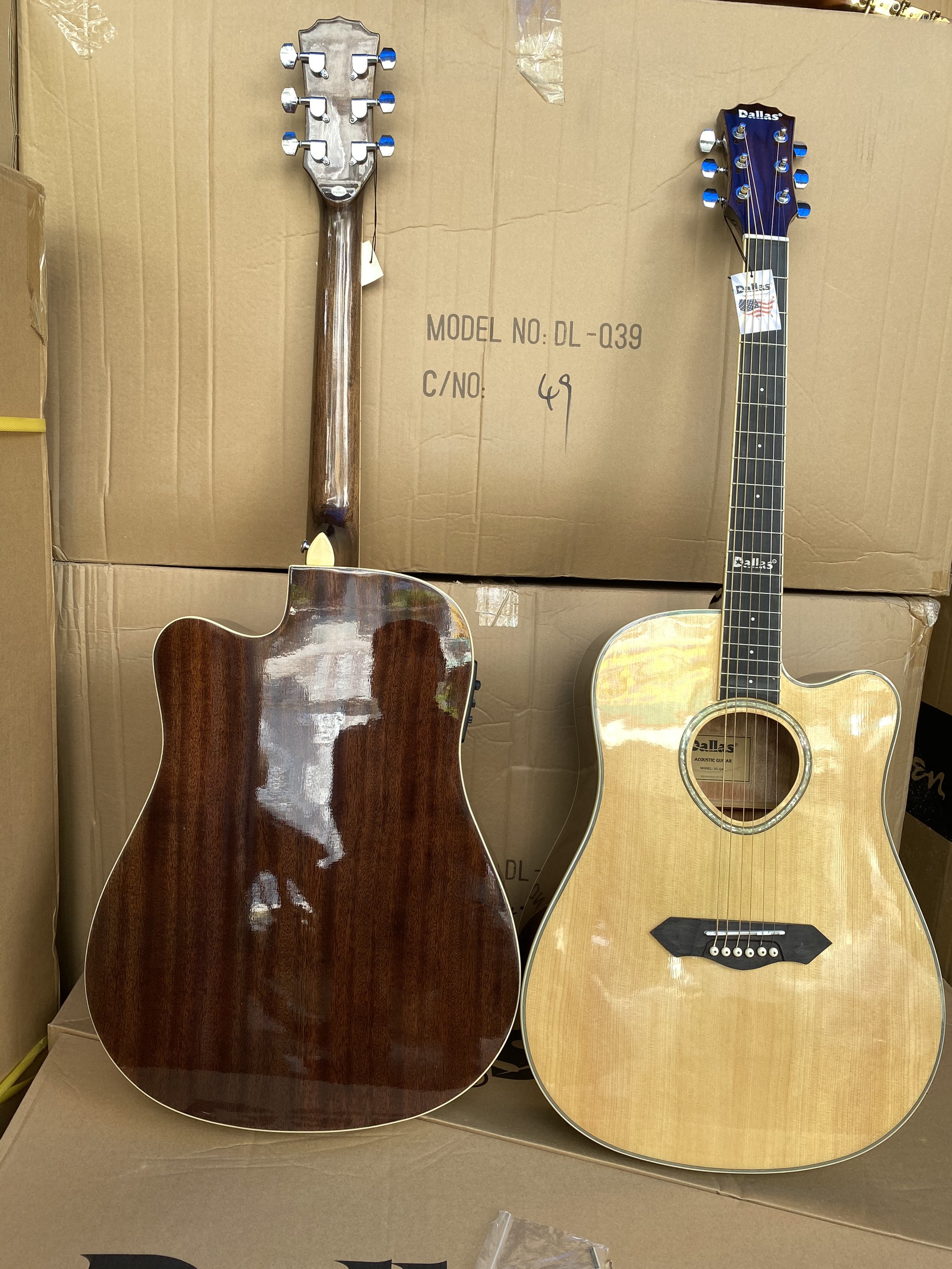 Bán sỉ Đàn guitar acoustic hãng Dallas DL-Q41 và DL-Q41CE