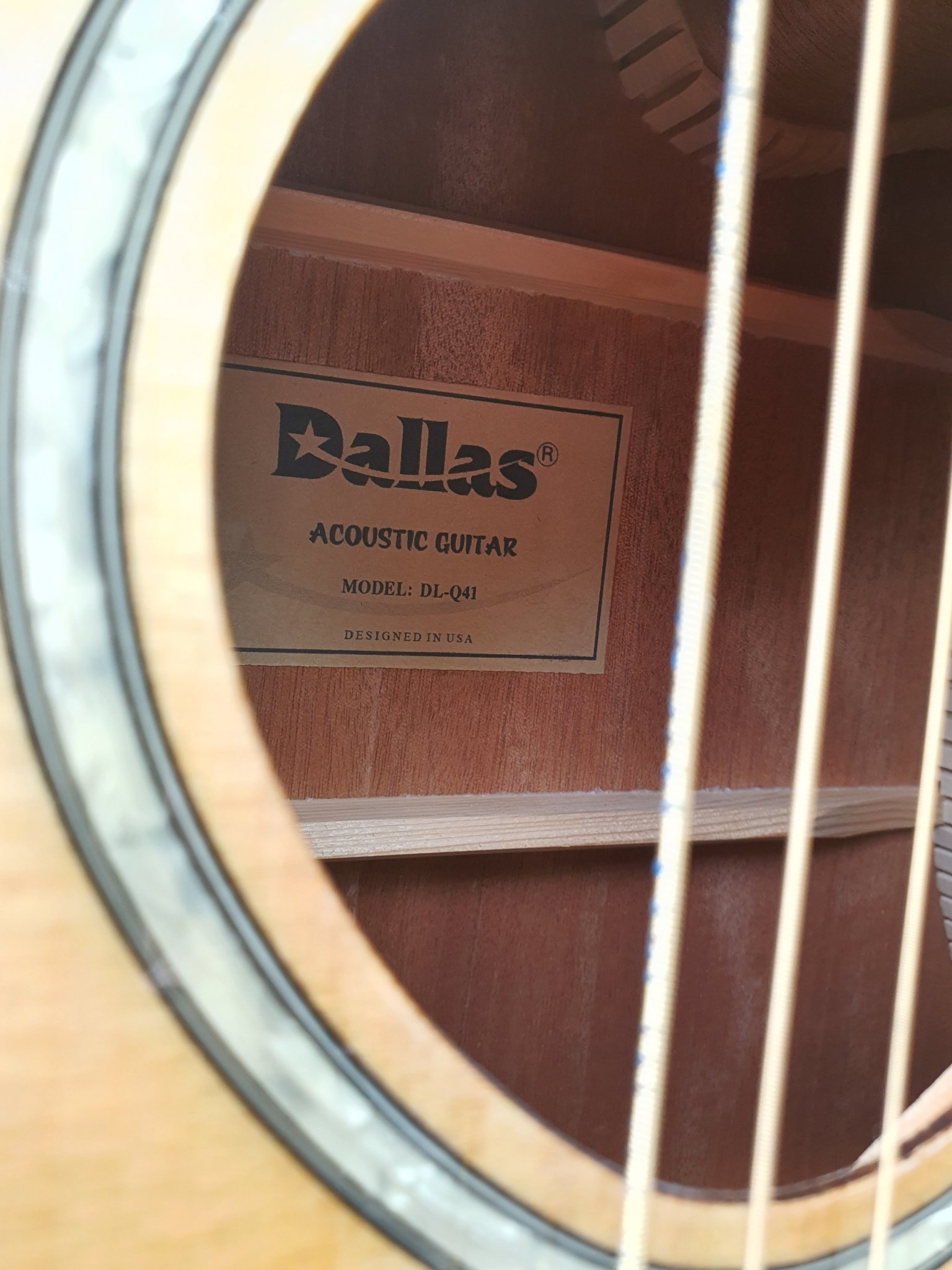 Đàn guitar acoustic Dallas DL-Q41 chính hãng