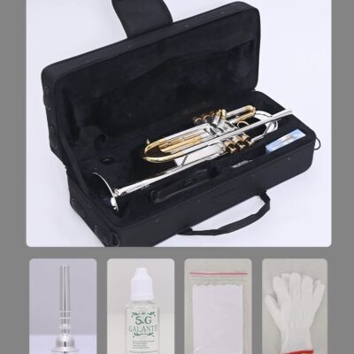 Kèn trumpets Laiiman LMR-6880S màu bạc cao cấp